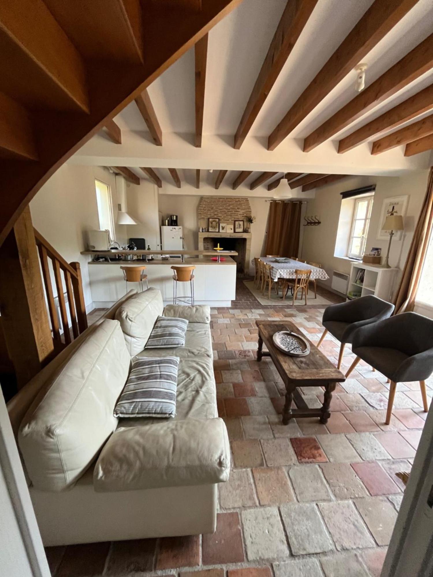 Gite Du Bec De Cisse Vouvray Exteriör bild